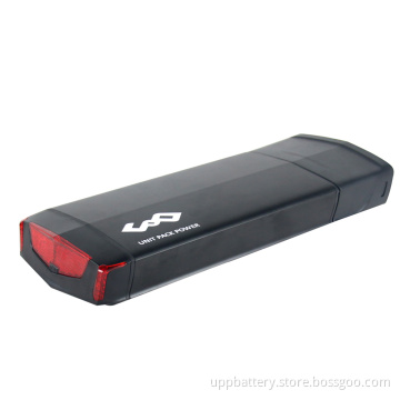 Manufacturer Price Rear Rack 48V 10.4Ah ICR18650 Lithium Battery Pack for Electric Bike with Charger BMS Brand Cell USB Port